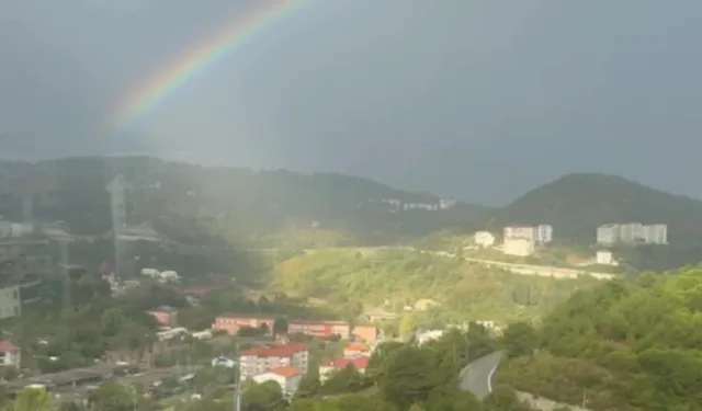 Amasra'da yağmur sonrası görsel şölen