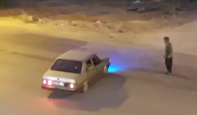 Drift yapan sürücüye yüklü ceza