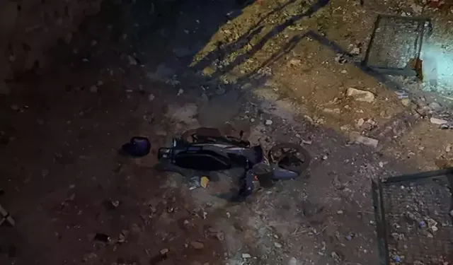 Dere yatağına uçtu!