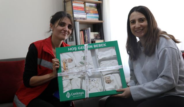 Çankayalı bebeklere hoşgeldin hediyesi !