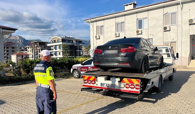 Alanya’da drift yapan sürücüye 92 bin TL ceza