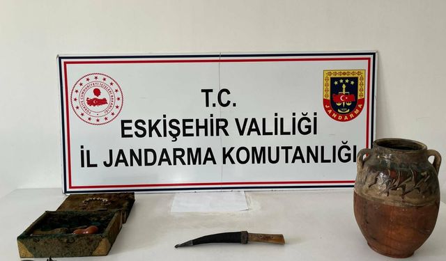 Eskişehir'de tarihi eser operasyonu