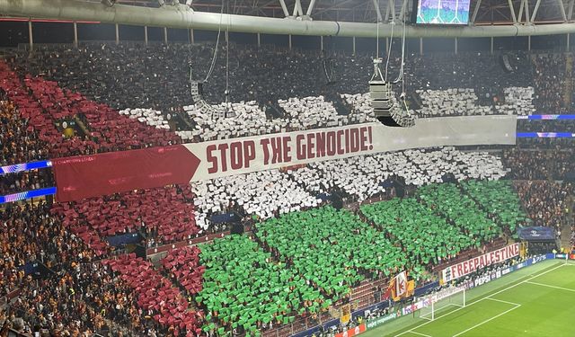 İsrail basını UEFA’ya başvurdu: Galatasaray’ın Filistin koreografisi soruşturulsun