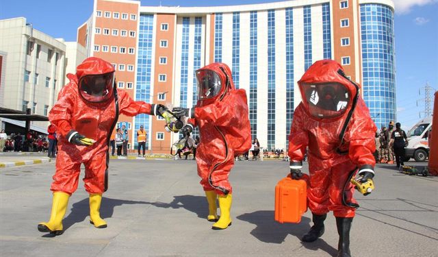 Sivas Numune Hastanesinde deprem ve yangın tatbikatı!