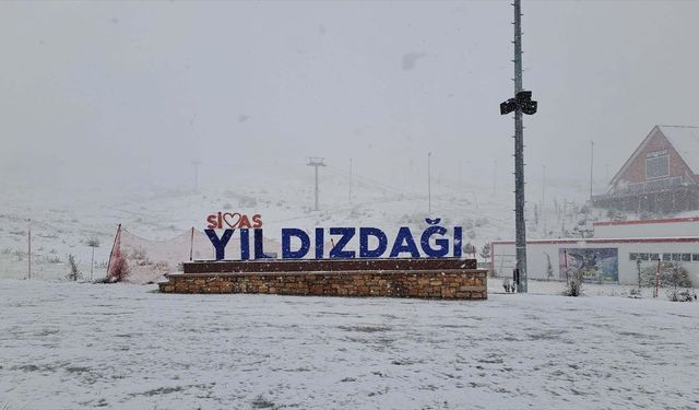 Sivas'ta kar yağdı