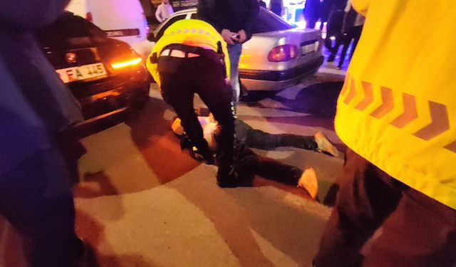 Aksaray’da Alkolü Sürücü Polise Direndi