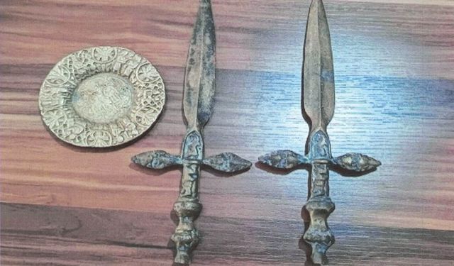 Bolu'da kaçak tarihi eser operasyonu