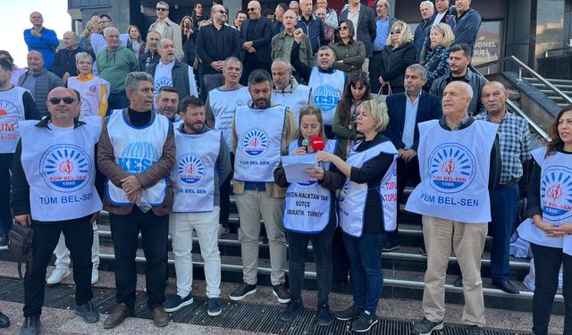 Buca Belediyesi'nde memurlar eylemde!