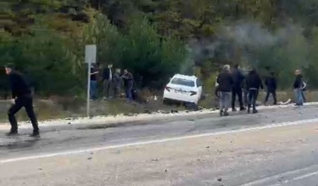 Bursa'da feci kaza: 1 ölü, 1 ağır yaralı