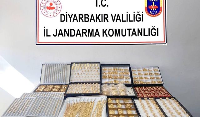 Diyarbakır'da 40 milyon TL değerinde kaçak altın ele geçirildi