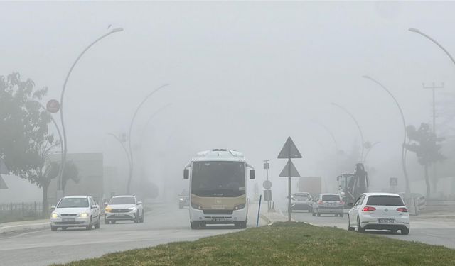 Edirne'de sisli hava etkili