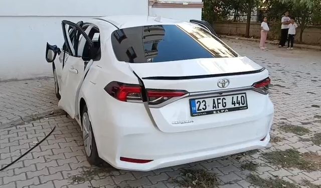Elazığ'da araçta patlama: 1 yaralı