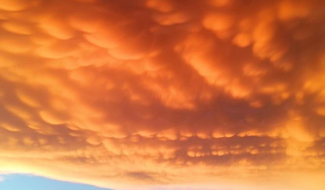 Fethiye'de Mammatus bulutları!