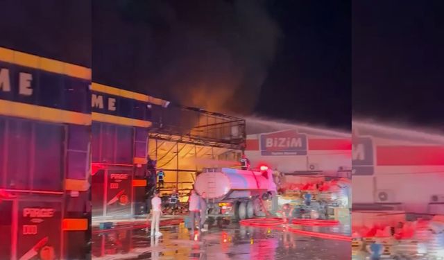 İş yerinde yangın çıktı !