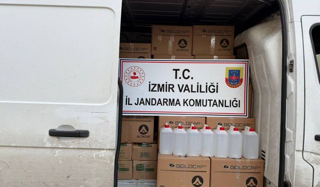 Karşıyaka’da 1.030 litre etil alkol ele geçirildi