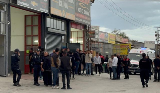 Konya'da oto boyama atölyesine silahlı saldırı