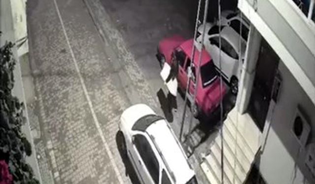 Otomobilden 20 bin lira değerindeki ses sistemini çaldı