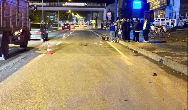 Otomobilin çarptığı elektrikli bisikletteki 13 yaşındaki çocuk öldü!