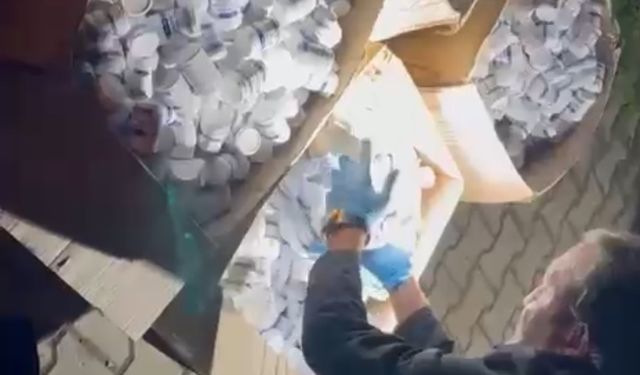 Samsun'da 153 bin 615 sentetik hap ele geçirildi