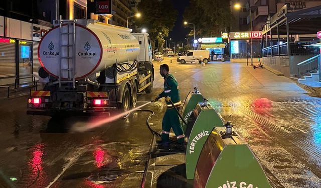 Çankaya Belediyesi’nden Gece Mesaisi!