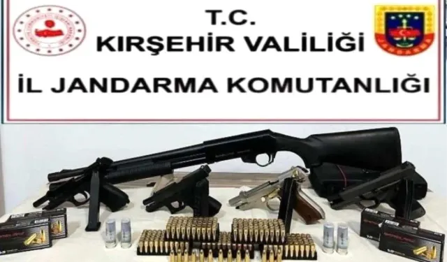 Kırşehir'de ruhsatsız silah operasyonu