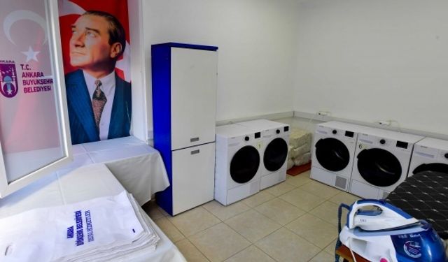 Ankara Büyükşehir’den Öğrencilere Ücretsiz Giysi Yıkama Desteği