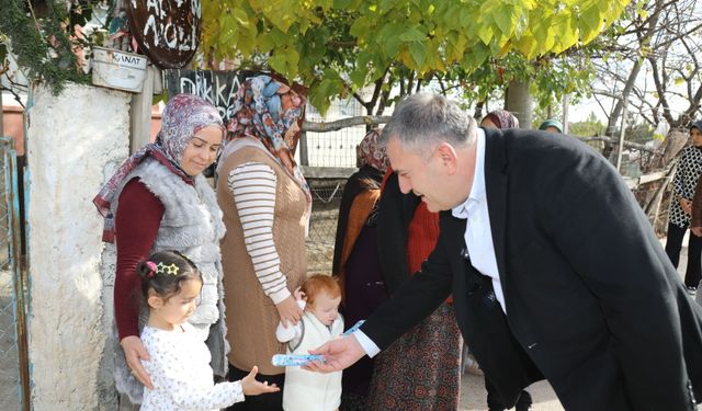 Çubuk Belediye Başkanı Demirbaş'tan mahalle ziyaretleri!