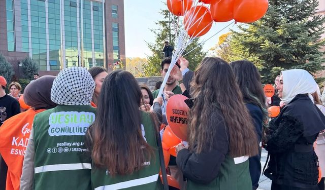 Eskişehir'de 'Şiddete Nokta Koy' etkinliği