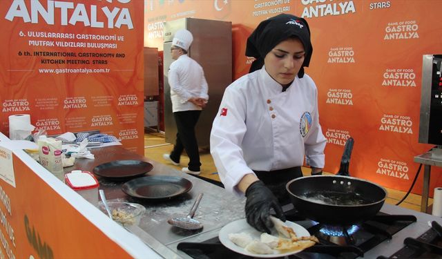 GastroAntalya 42 ülkeden şefler bir araya geldi