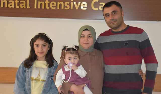 Prematüre doğan Ayliz bir yaşına ulaştı!