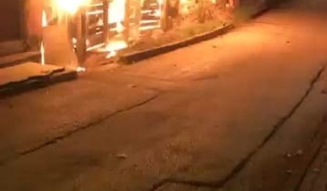 İnegöl’de ev yangını