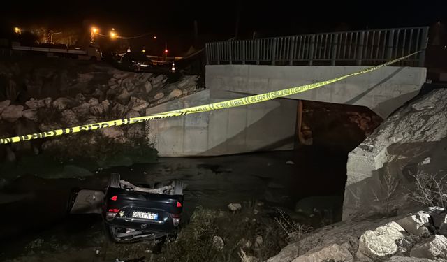 Karabük’te otomobil dereye düştü: 1 ölü, 1 yaralı