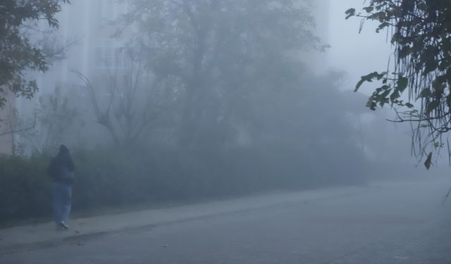 Keşan’da sabah sis bastı: Görüş mesafesi 20 metreye düştü