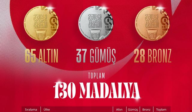 Türkiye madalya yağmuruyla zirveyi bırakmadı