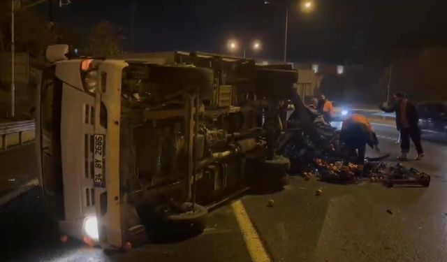 Ümraniye TEM Otoyolu'nda korkunç kaza