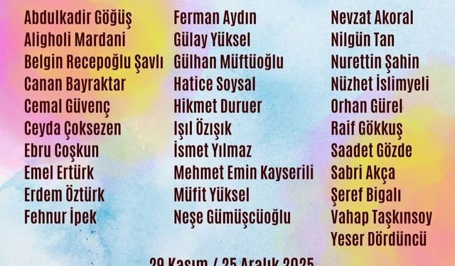 “Rengin Ahengine Boyanan Düşler” Sergisi Ankara’da