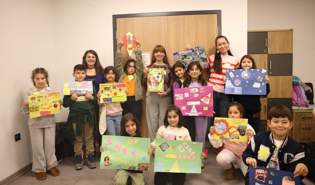 Karapınar Çocuk Atölyesi’nde “Çocuk Hakları” Kolaj Çalışması!