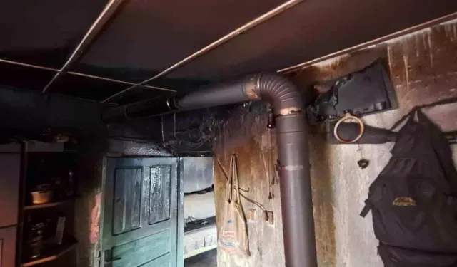 Müstakil evde yangın çktı