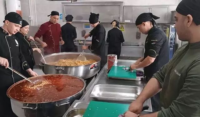 Meslek lisesinin kazanları ihtiyaç sahibi öğrenciler için!