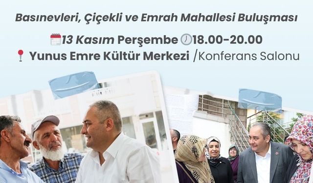 Başkan Özarslan, Keçiörenli vatandaşlar bir araya gelecek