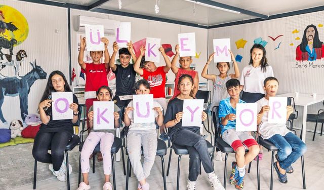 'Ülkem Okuyor’ deprem bölgesinde umut inşa ediyor