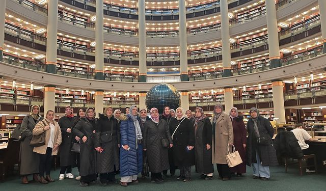 Pursaklar’da Hanım Evleri kursiyerlerine Cumhurbaşkanlığı Külliyesi gezisi