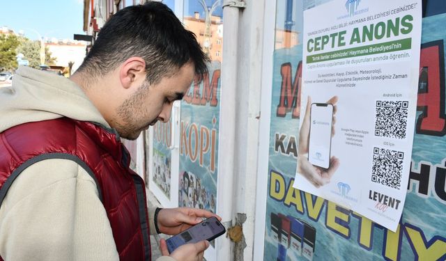 Haymana Belediyesi’nden Gürültüsüz ve Dijital Duyuru Dönemi: “Cepte Anons” Kullanımda**