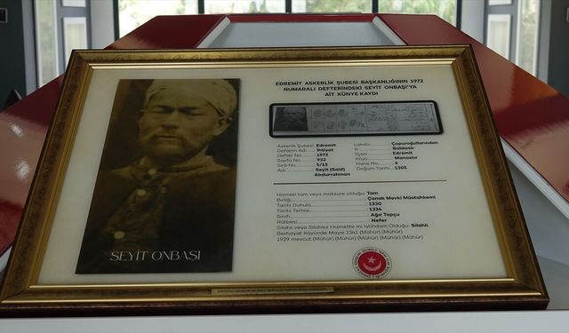 Çanakkale Kahramanlarından Seyit Onbaşı'nın Fotoğrafı Bulundu