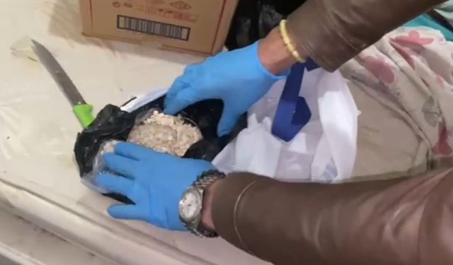 108 kilo esrar ile 1476 uyuşturucu hap ele geçirildi