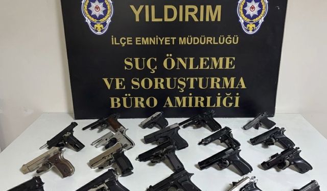 Bursa'da kaçak silah imalatı atölyesine operasyon!