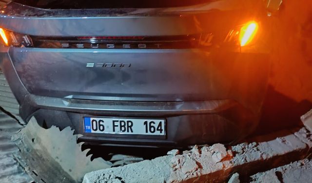 Gerede’de Cip Evin Duvarını Yıkarak İçeri Girdi