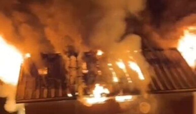 Sakarya'da yayla evi alev alev yandı