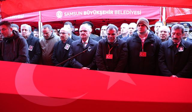 Şehit polis memuru, toprağa verildi