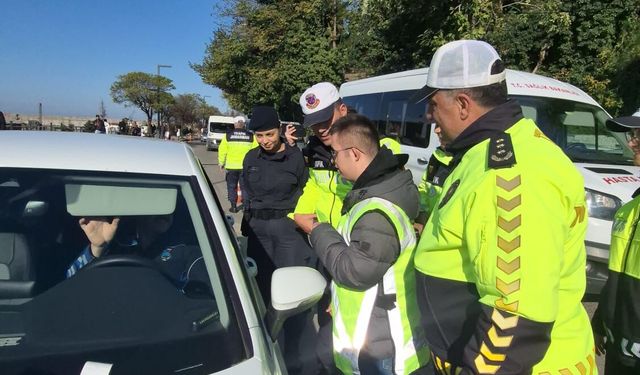 Zonguldak'ta özel bireylerden trafik denetimi